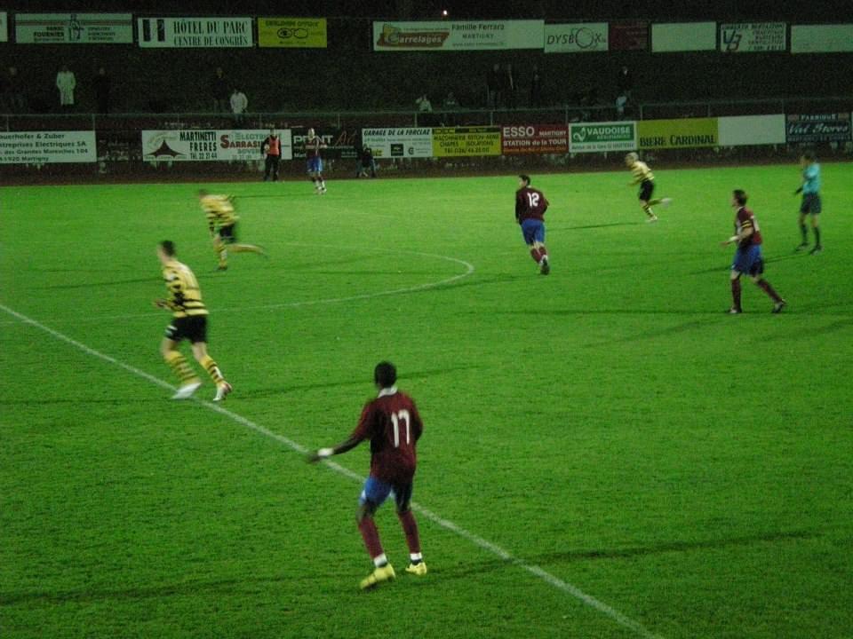 Match de nuit en Valais